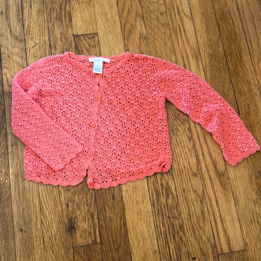 Janie and Jack sweater cardigan 18 to 24 months